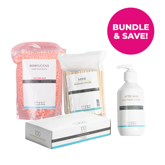 Wax_inc Hard Wax Bundle W/ Small Gloves