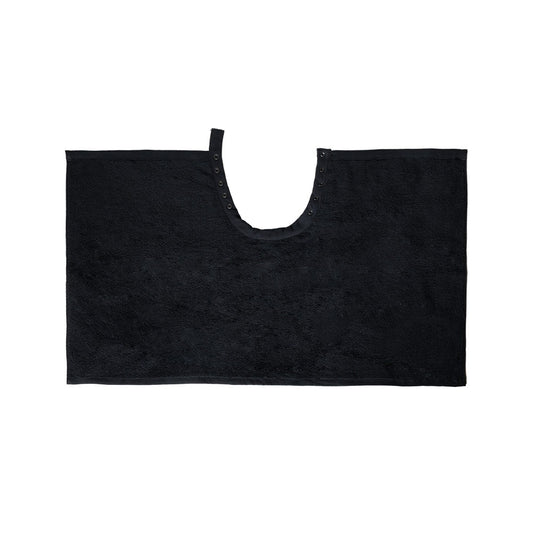 Bleach Proof Salon Towel - Rounded - 5pk (black)