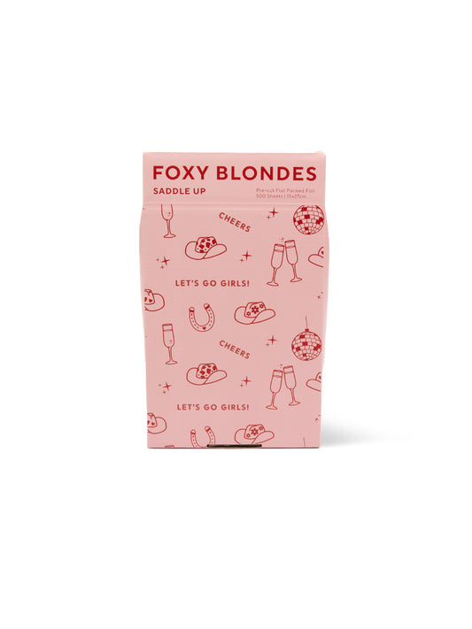 Foxy Blondes Flat Pack Foil - Saddle Up
