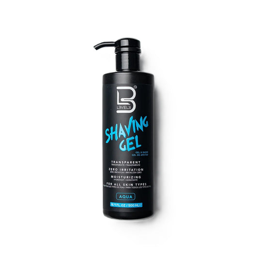 L3VEL3 Shaving Gel 500ml - Aqua