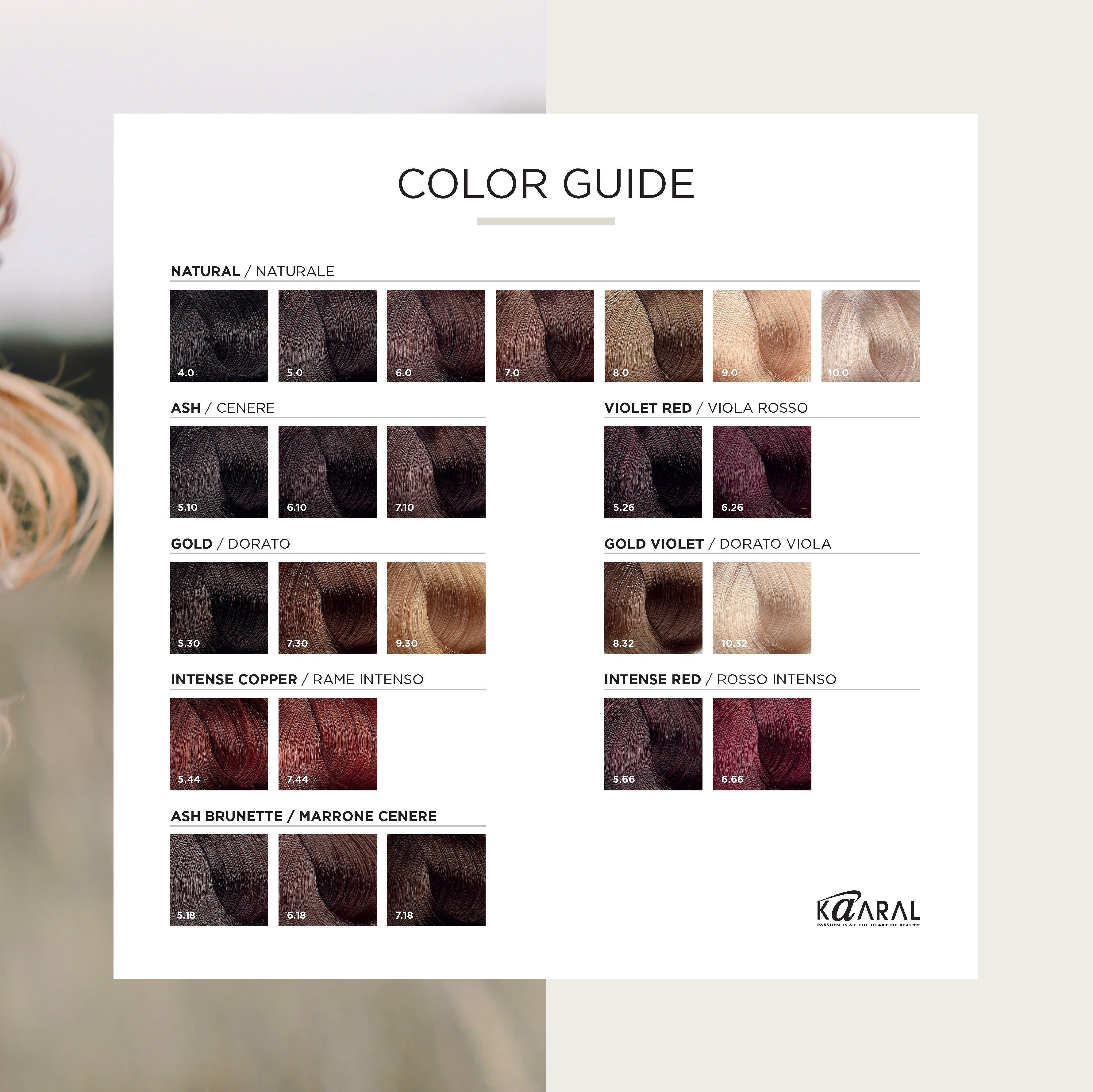 Baco Color Fast - Colour Chart