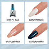 Seche Fx Diamond Effect Top Coat 14ml - Blue Shimmer