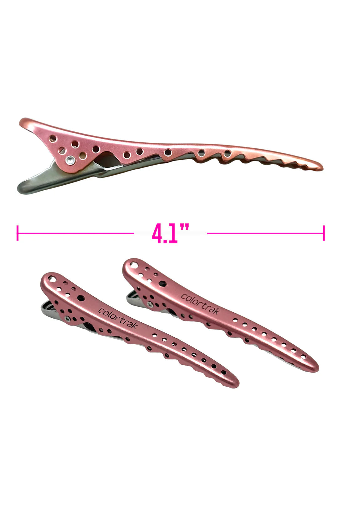 Colortrak Rose Gold Clips 4pk
