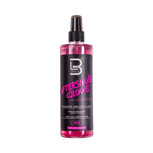 L3VEL3 Aftershave Cologne 400ml - Rose