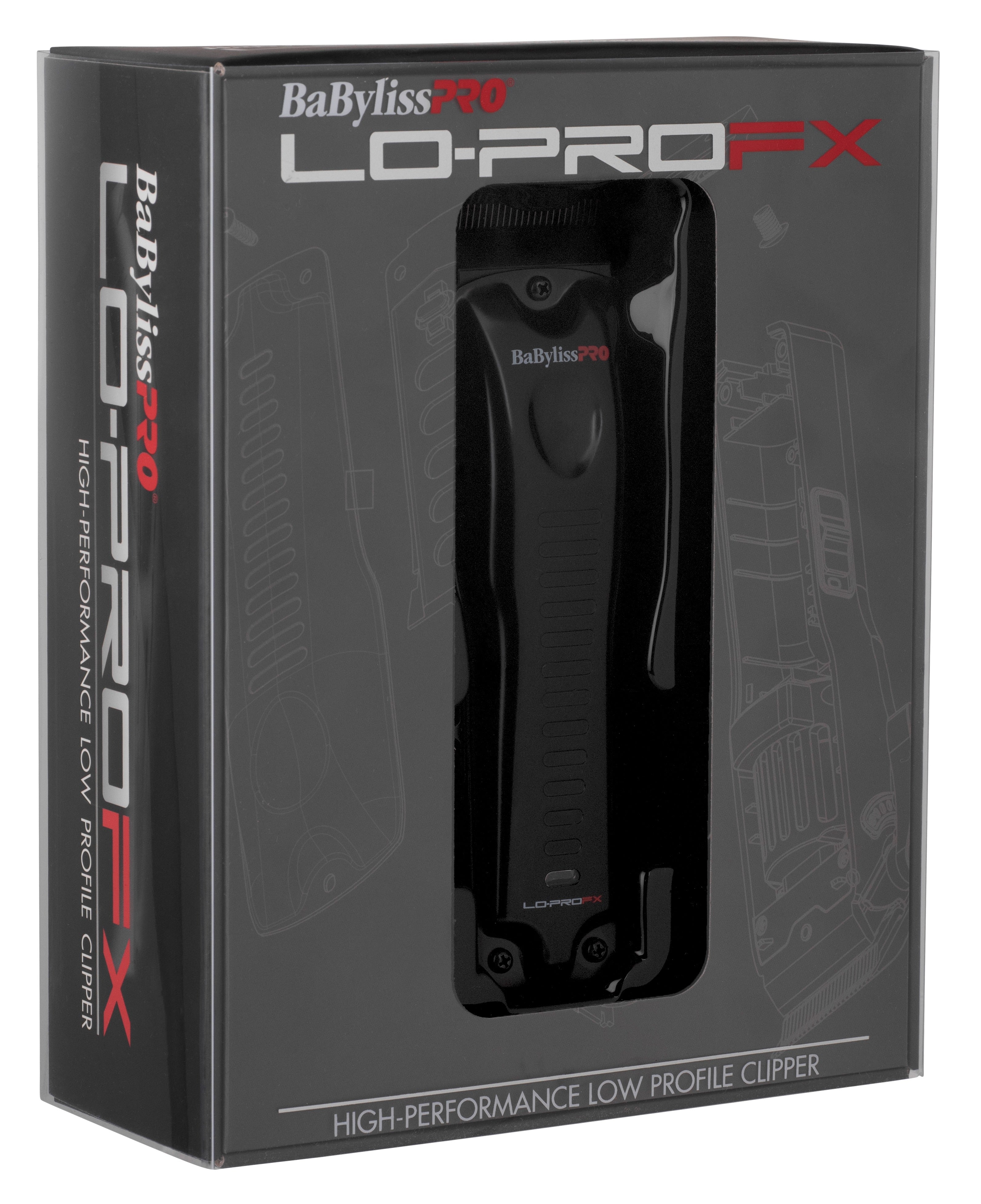 Babylisspro Loprofx High Performance Low Profile Clipper - Black