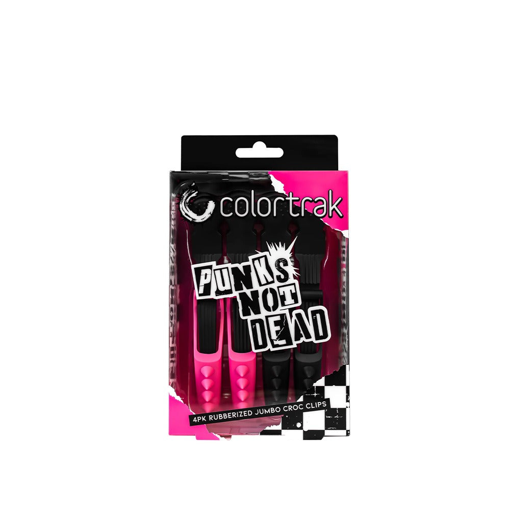 Colortrak Punks Not Dead - Jumbo Croc Clips 4pk