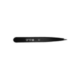 Grip Tweezers Pointed Tip Stainless Steel - Matte Black