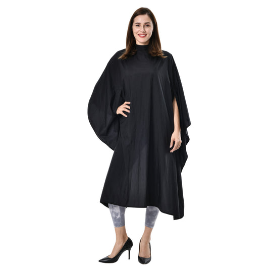 Inmood Black Arm Slit Cutting Cape