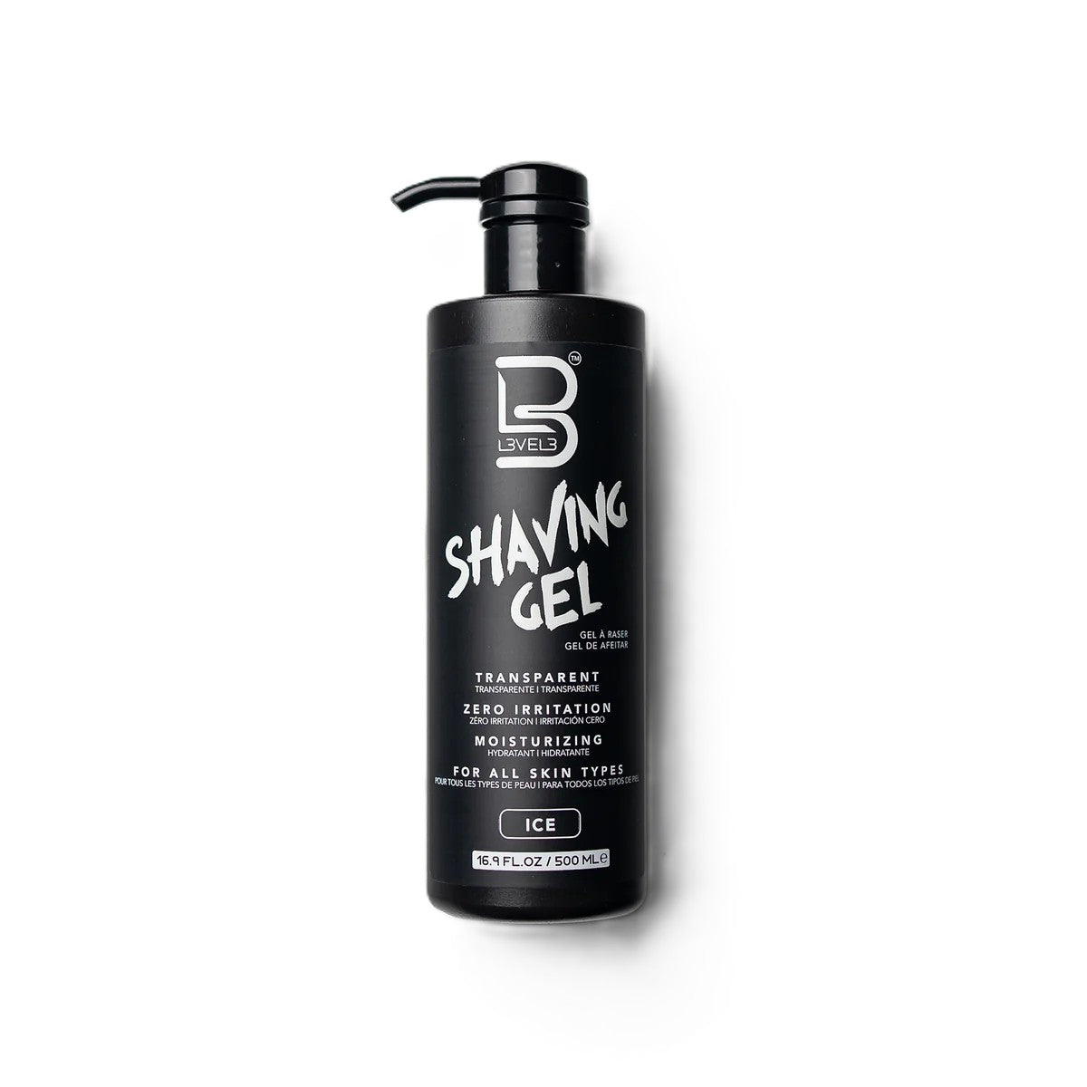 L3VEL3 Shaving Gel 500ml - Ice