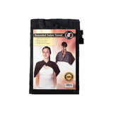 Bleach Proof Salon Towel - Rounded - 5pk (black)
