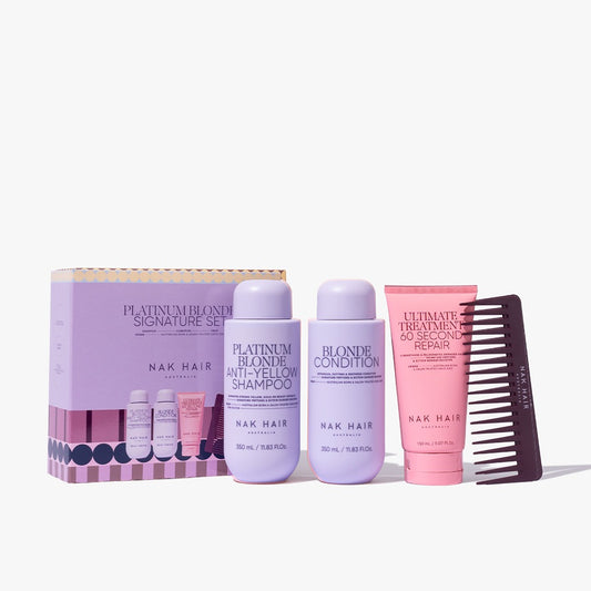 Nak Signature Trio Pack With Gift - Platinum Blonde
