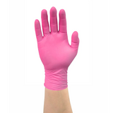Artists Choice Pink Nitrile Gloves - Medium