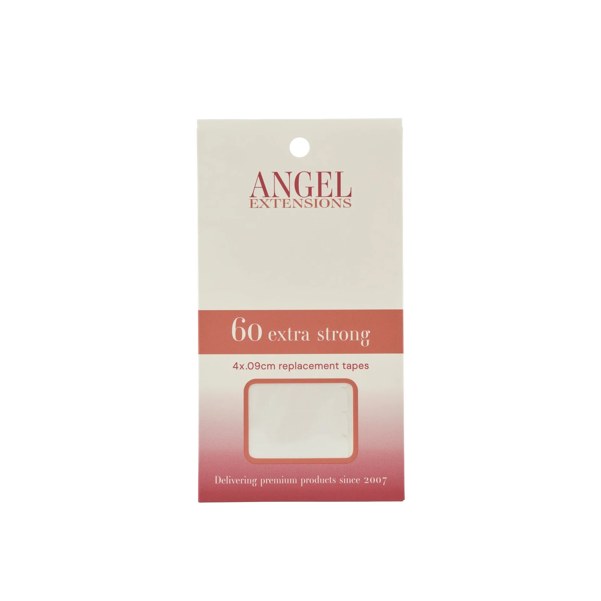 Angel Extensions Regular 4x0.9cm Extra Strong Replacement Tapes 60pk