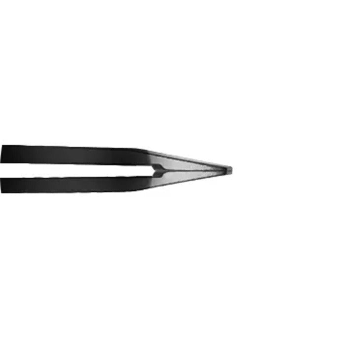 Grip Tweezers Slanted Tip - Matte Black