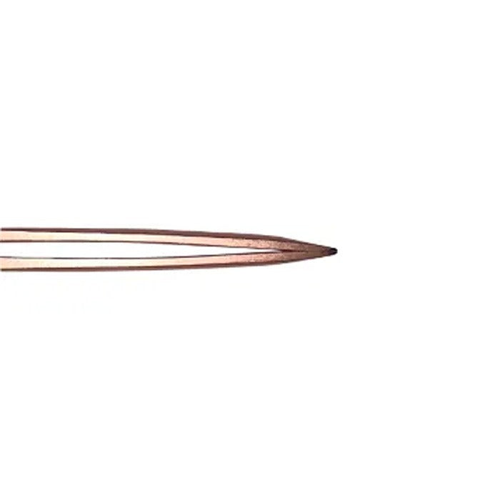 Grip Tweezers Pointed Tip Stainless Steel - Rose Gold
