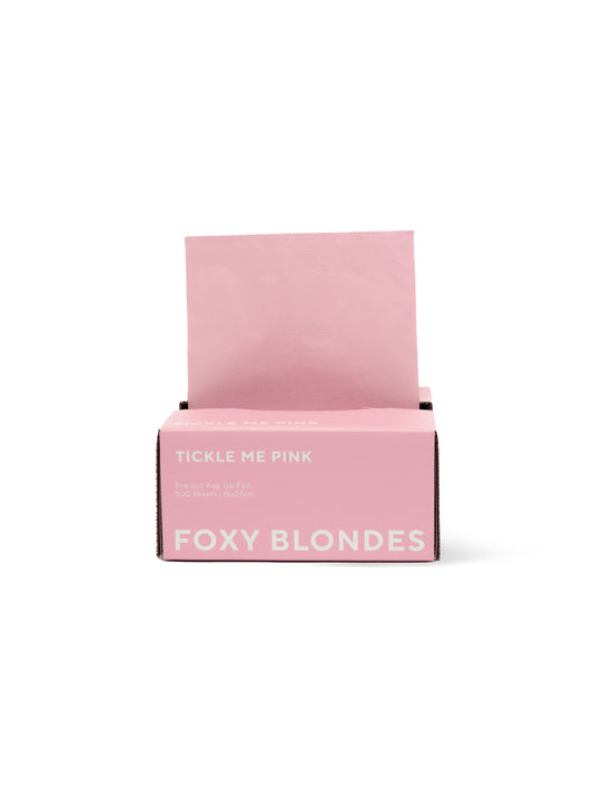 Foxy Blondes Pop-Up 15x27cm Foil - Tickle Me Pink