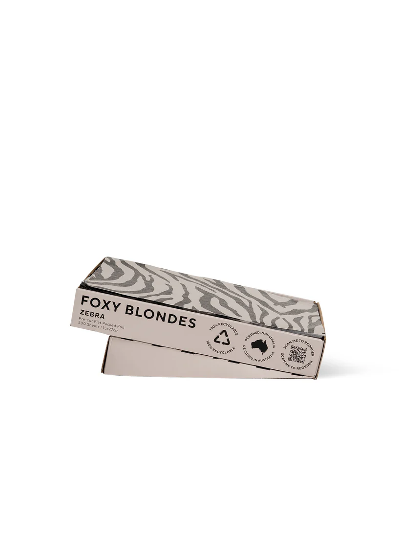 Foxy Blondes Flat Pack Foil - Zebra
