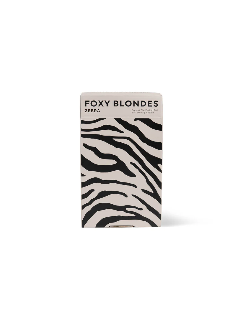 Foxy Blondes Flat Pack Foil - Zebra