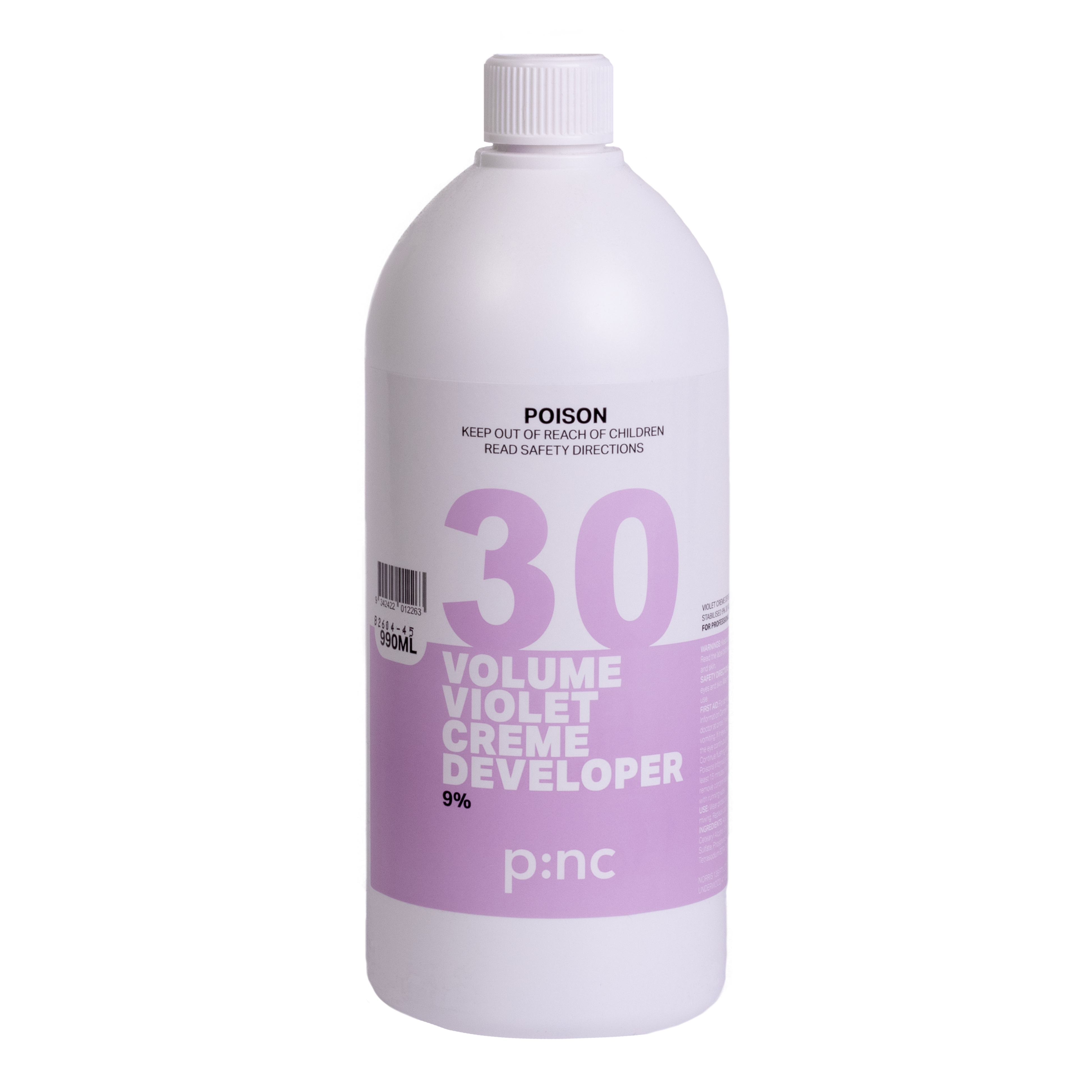 Pinc 30 Vol Violet Creme Developer 990ml