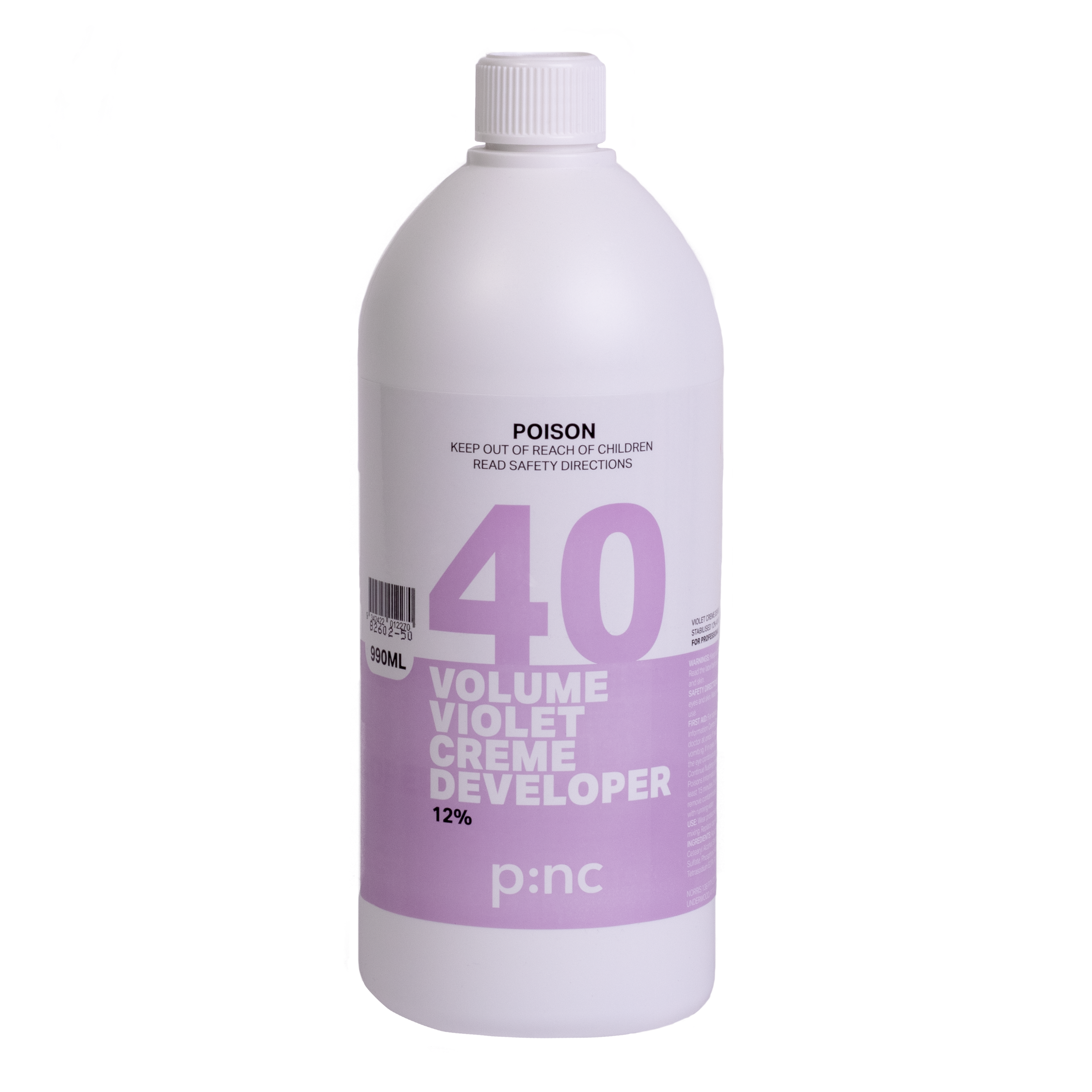 Pinc 40 Vol Violet Creme Developer 990ml