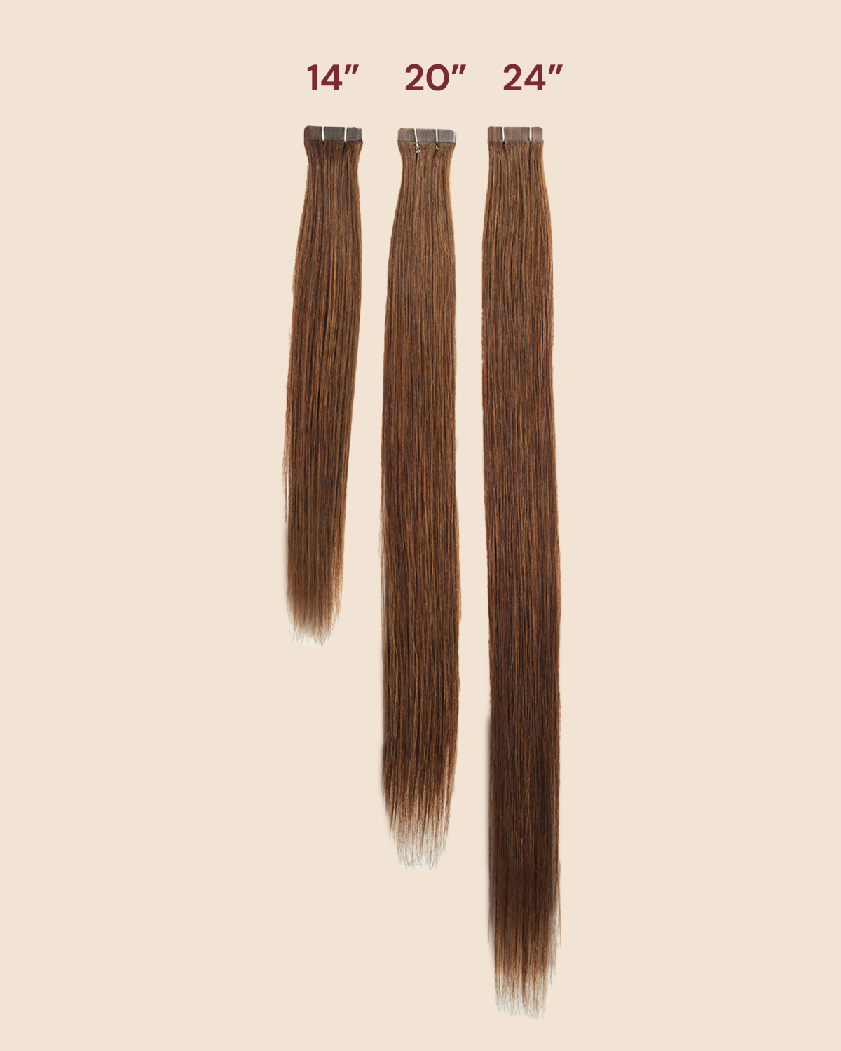 Angel Extensions Regular 4x0.9cm Tapes 10pk - 24"/60cm